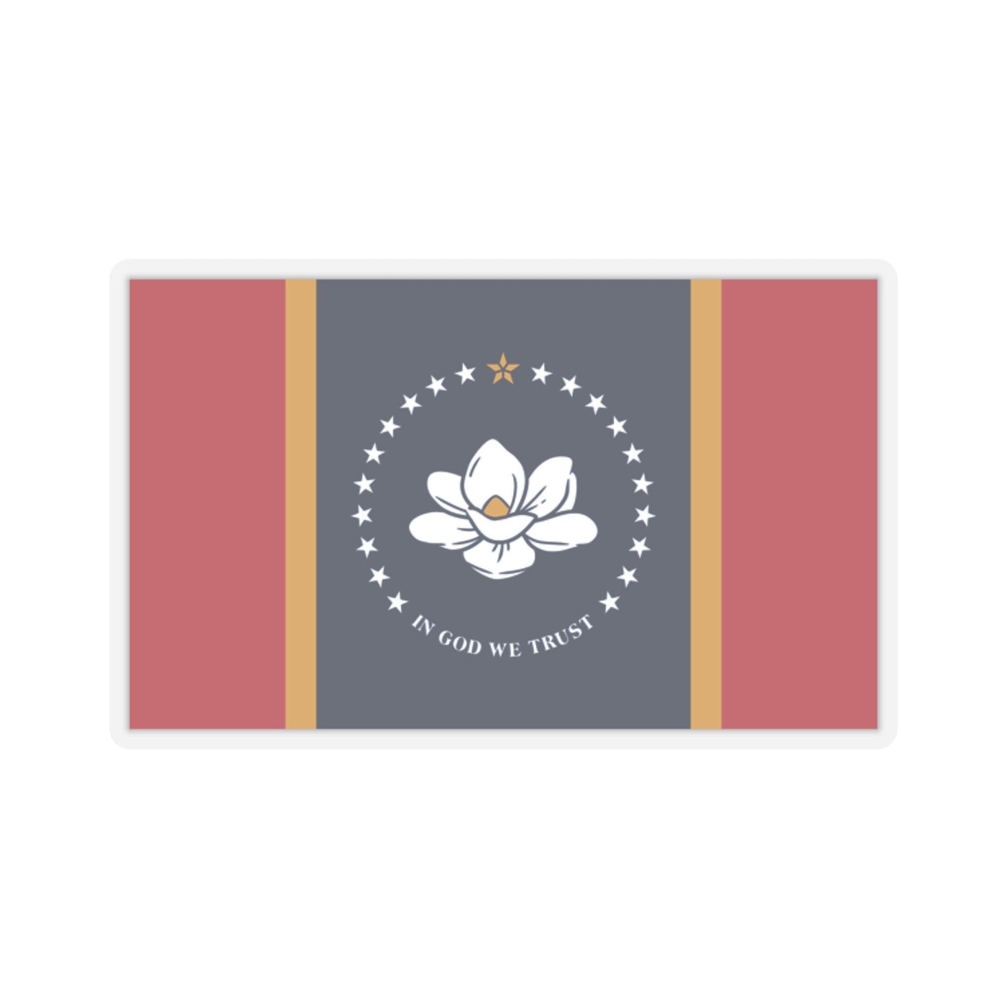 Mississippi Flag Stickers