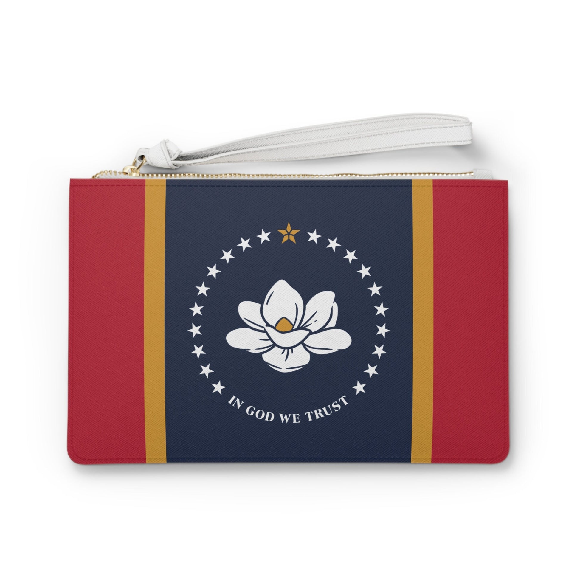 Mississippi Flag Clutch Bag, care package gift, housewarming gift
