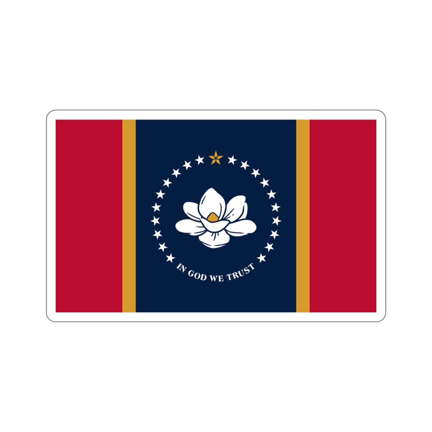 Mississippi Flag Stickers