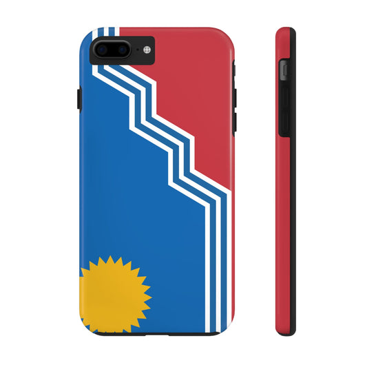 Sioux Falls South Dakota Flag Tough Phone Cases