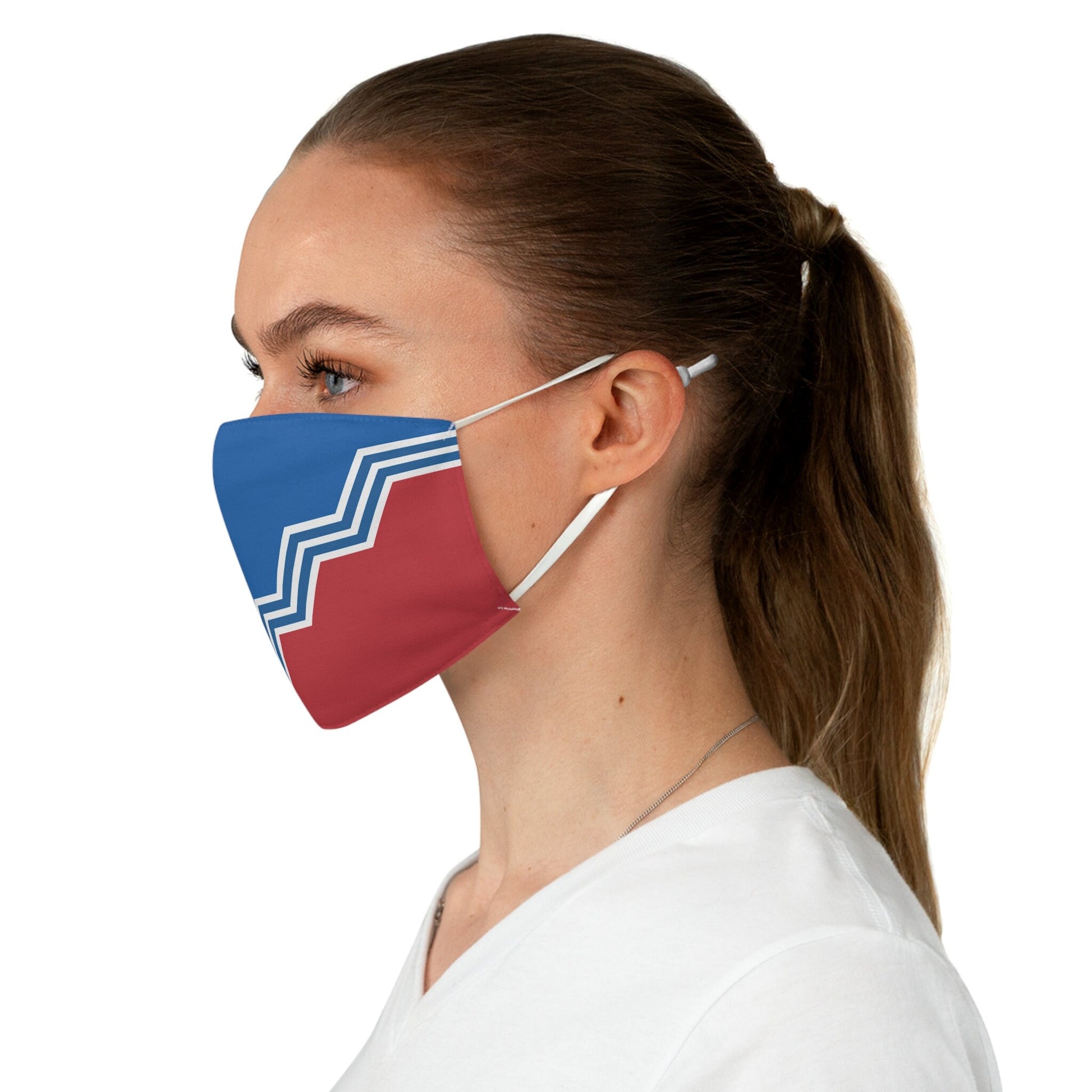 Sioux Falls South Dakota Flag Fabric Face Mask