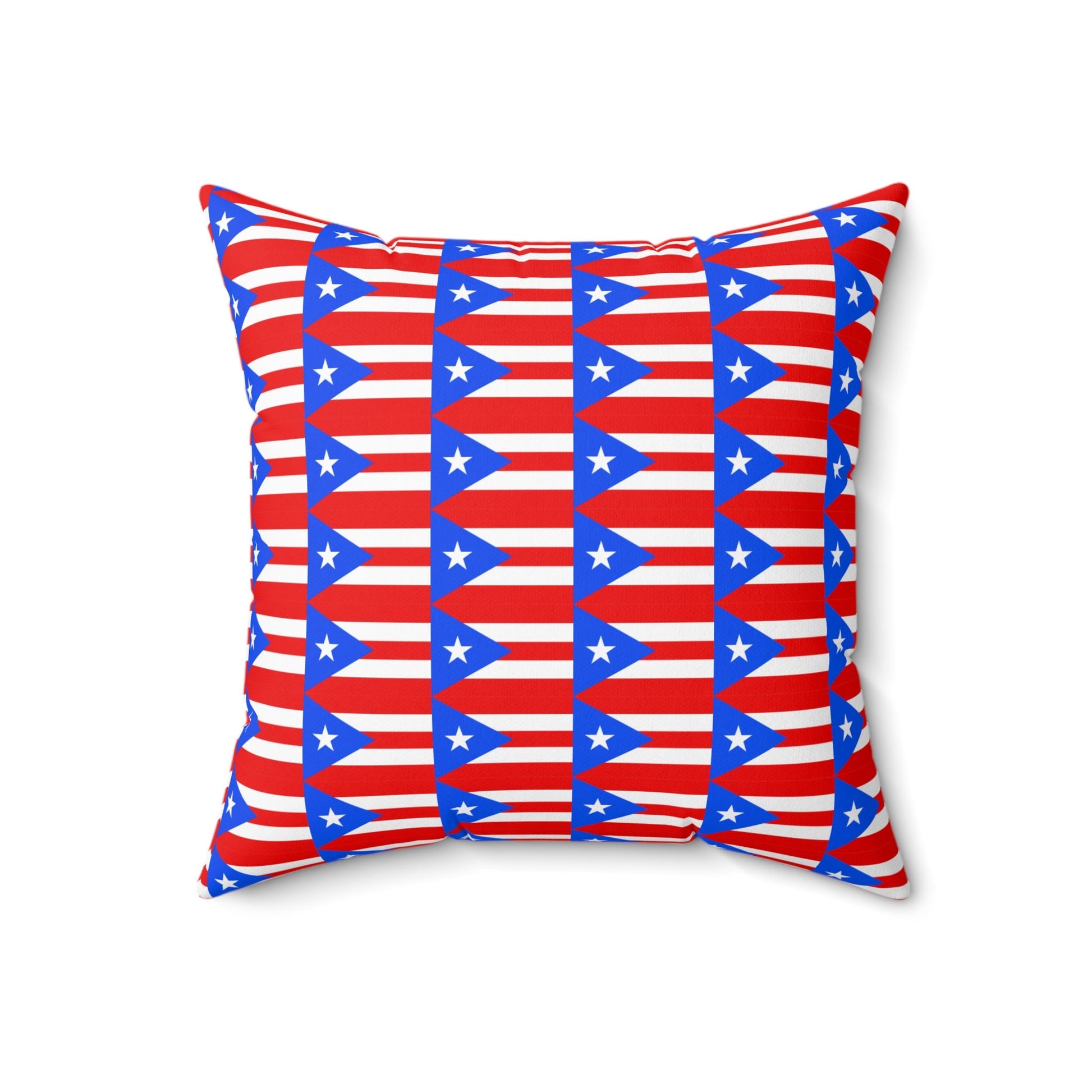 Puerto Rico Spun Polyester Square Pillow