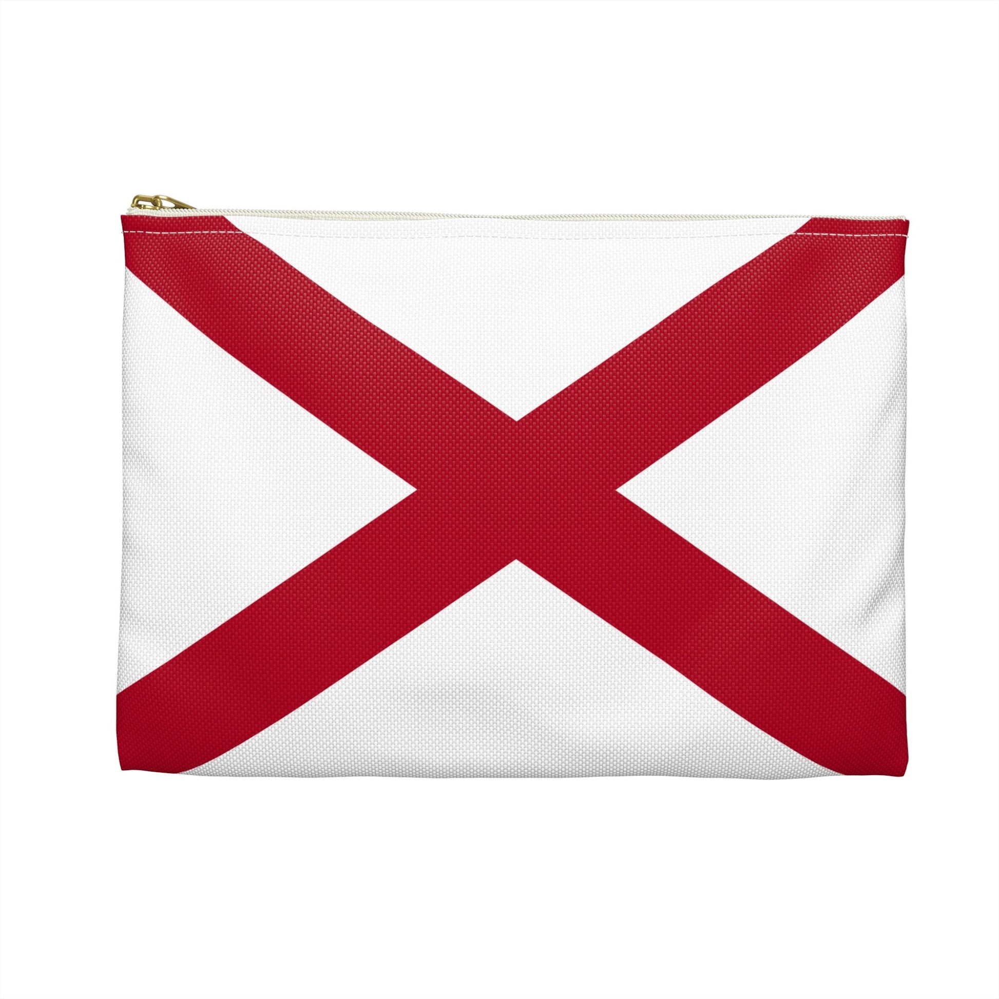 Alabama Flag Accessory Pouch, great for school or travel bag, care package gift, state pride gift