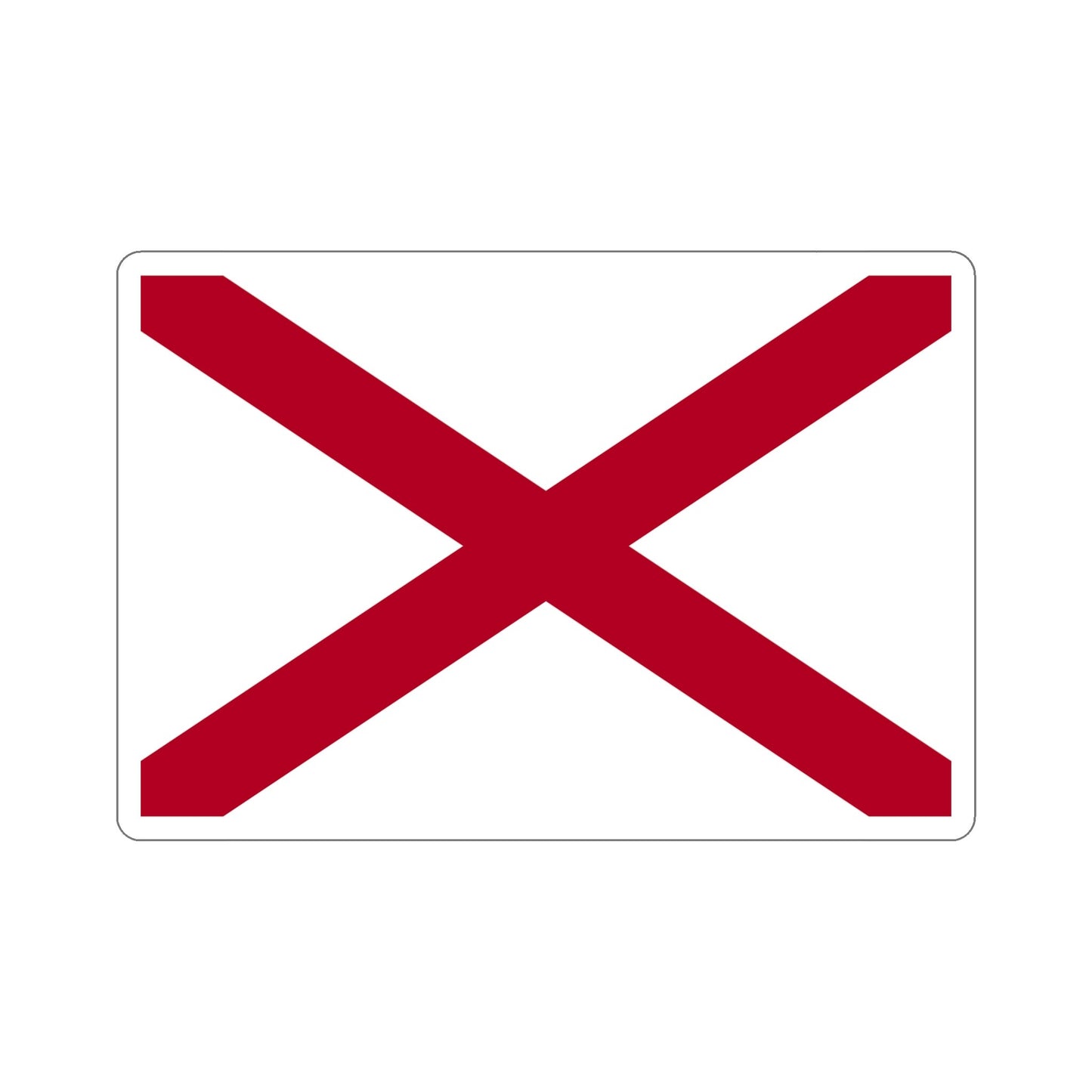 Alabama Flag Stickers, Great way to show your state pride