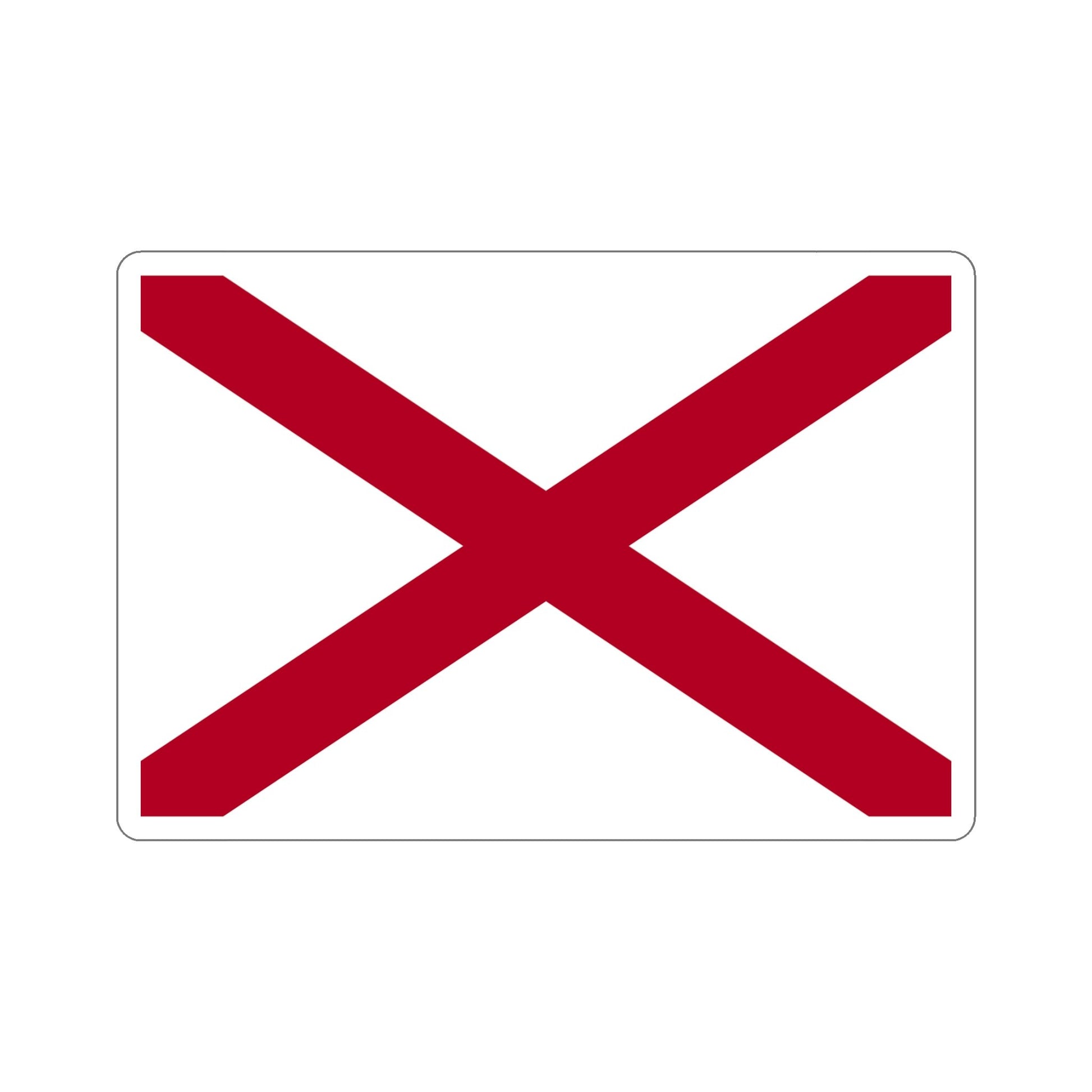 Alabama Flag Stickers, Great way to show your state pride