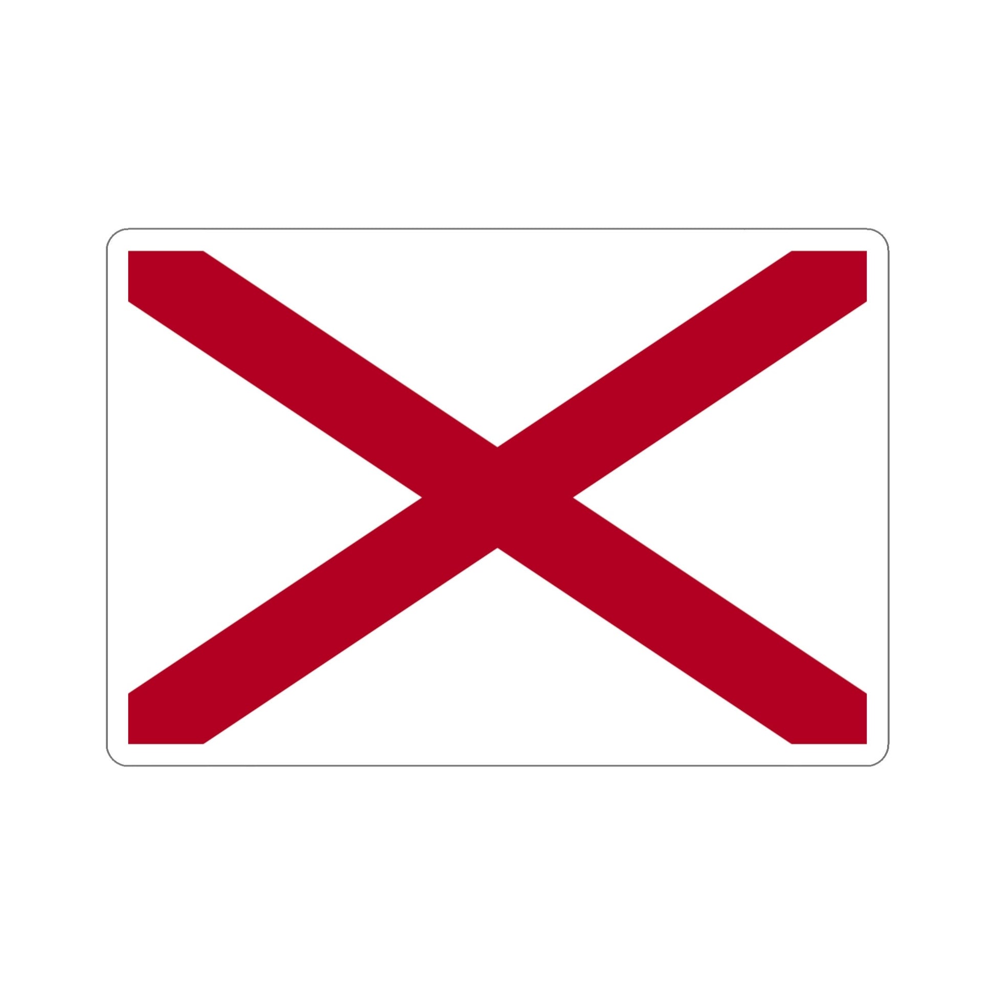 Alabama Flag Stickers, Great way to show your state pride