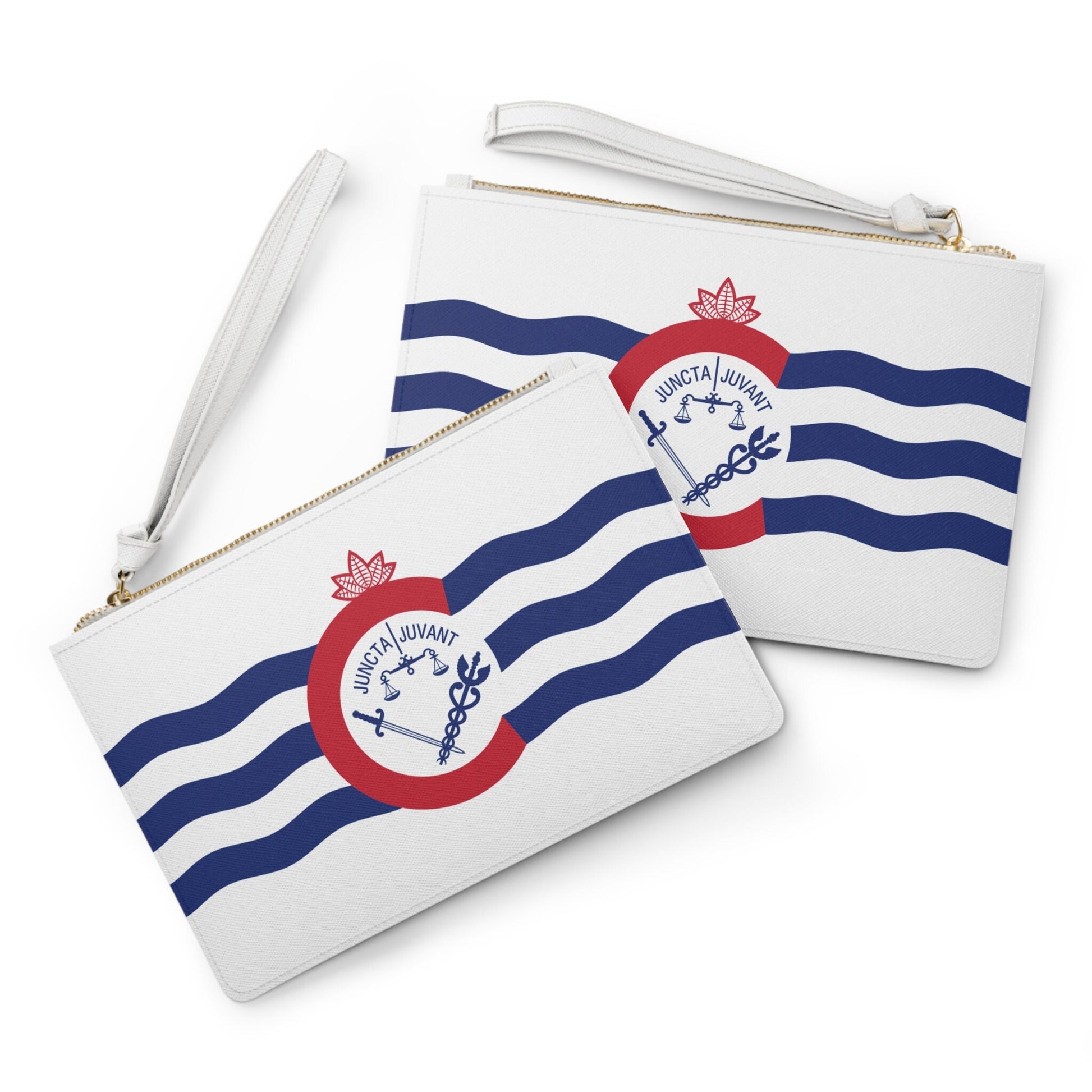 Cincinnati city Flag Clutch Bag, care package gift, travel gift, school ID , lipstick holder, money holder, hometown pride gift