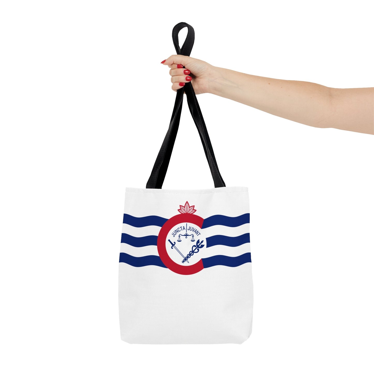 Cincinnati Flag Tote Bag, Makes a great teacher gift, school tote, travel vacation tote, tailgate bag, hometown pride gift