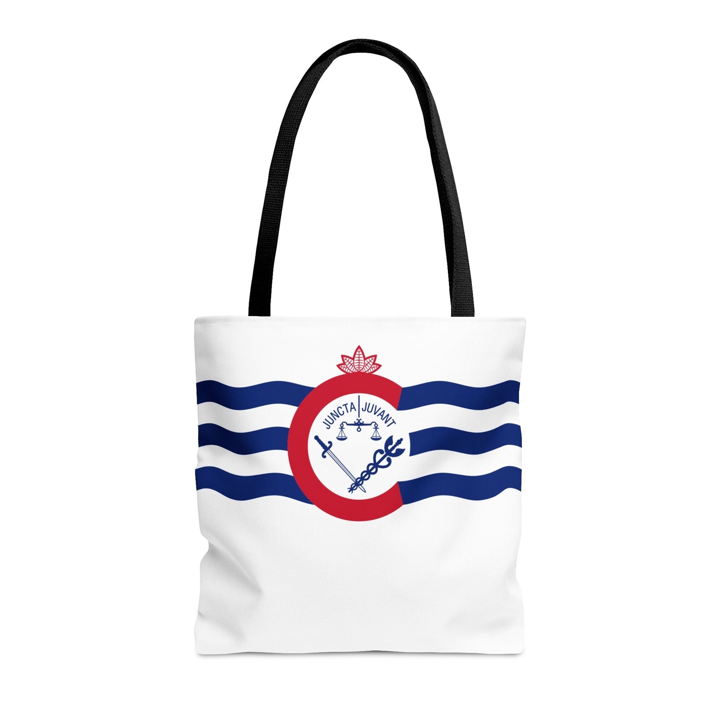 Cincinnati Flag Tote Bag, Makes a great teacher gift, school tote, travel vacation tote, tailgate bag, hometown pride gift
