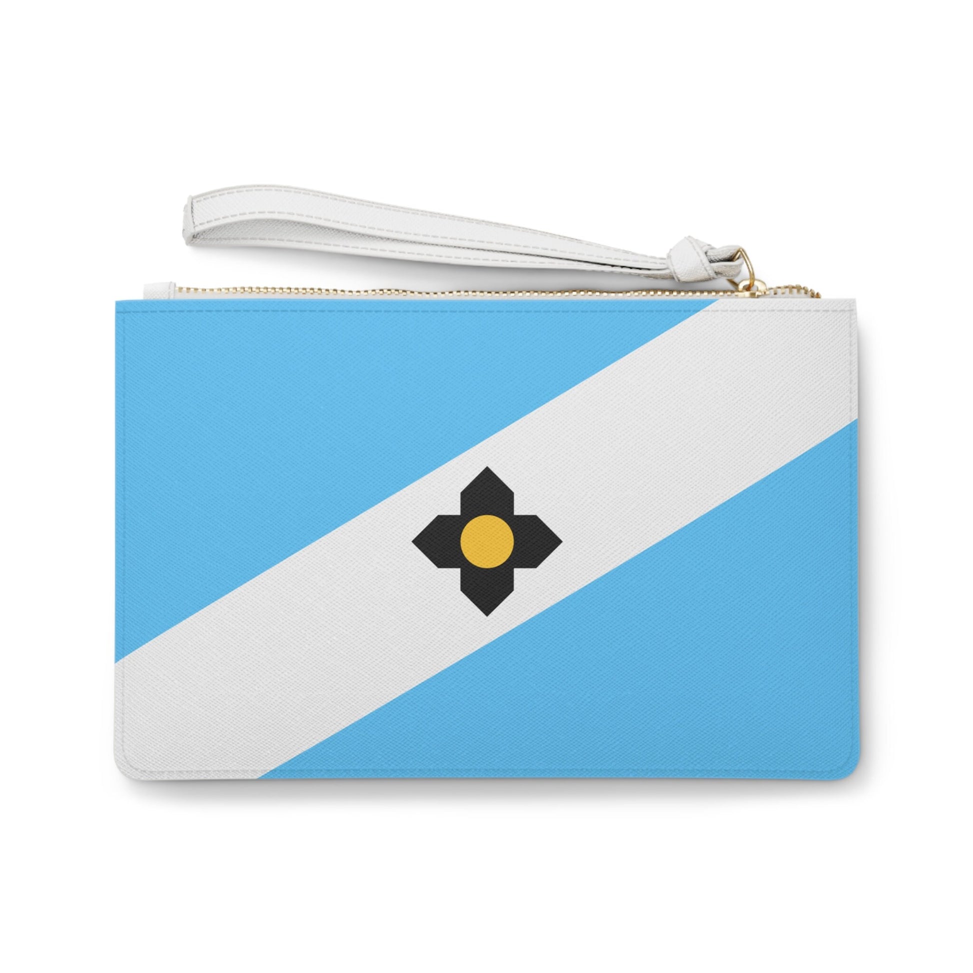 Madison Wisconsin city Flag Clutch Bag, care package gift, travel gift, school ID , lipstick holder, money holder, hometown pride gift