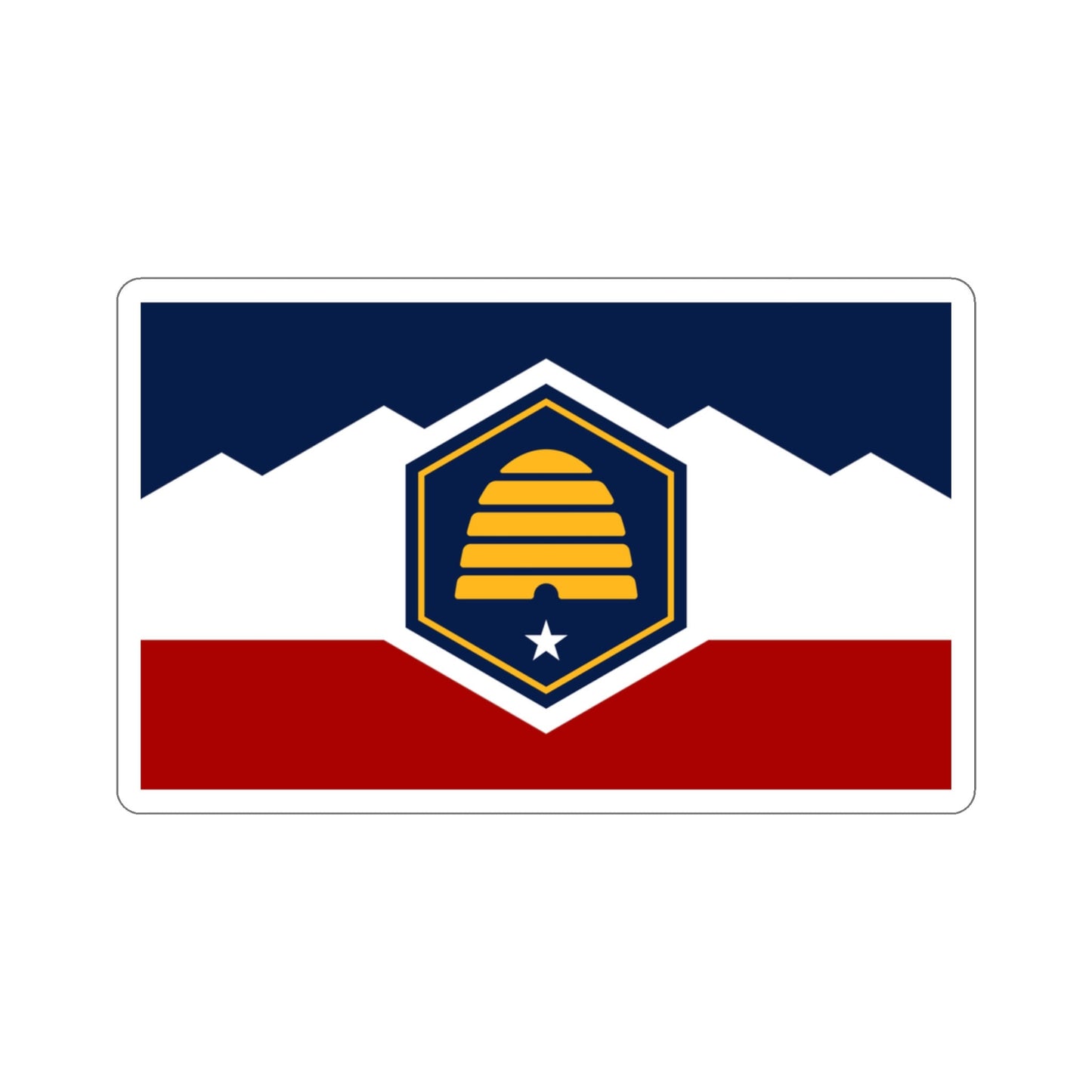 Utah Flag Stickers