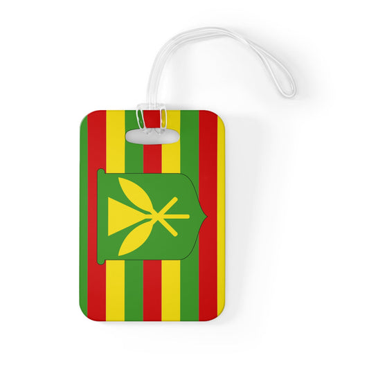 Kanaka Maoli Flag Luggage Bag Tag