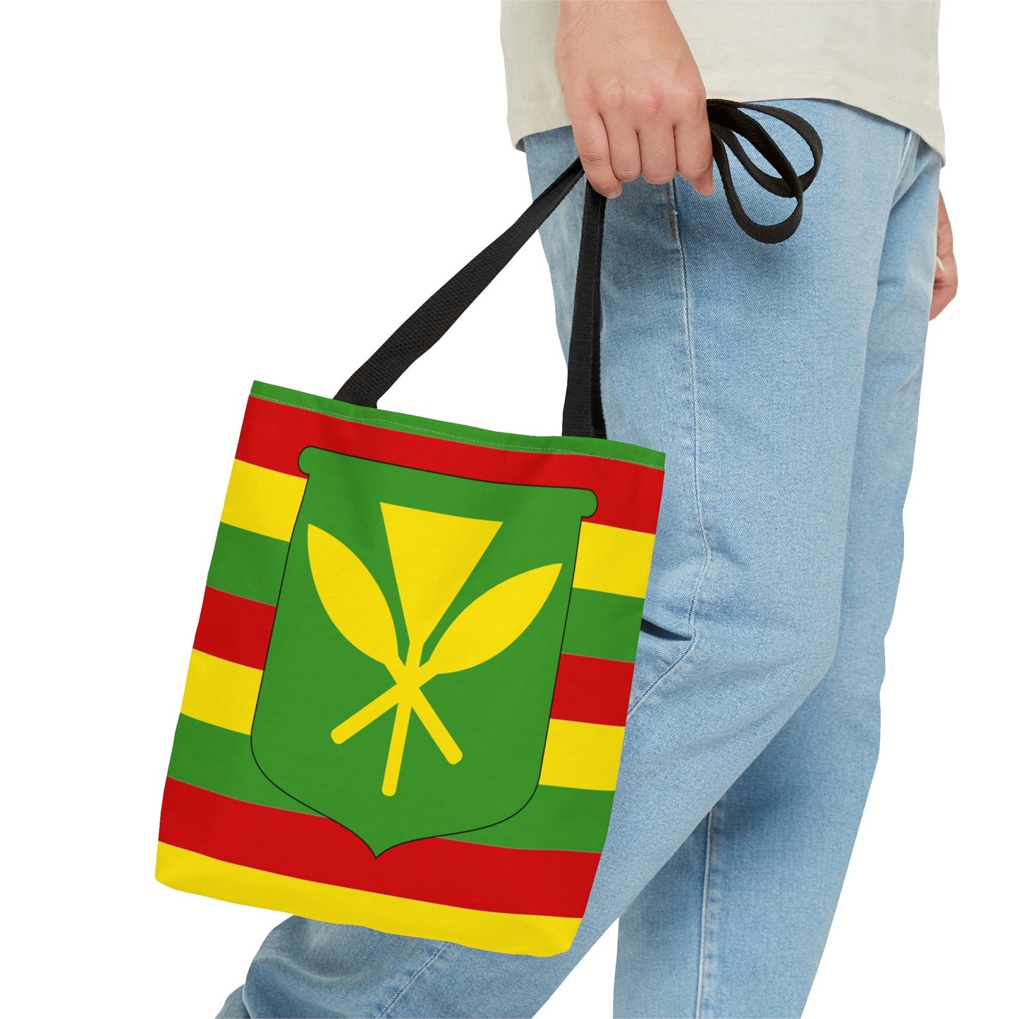 Kanaka Maoli Hawaiian Flag Tote Bag