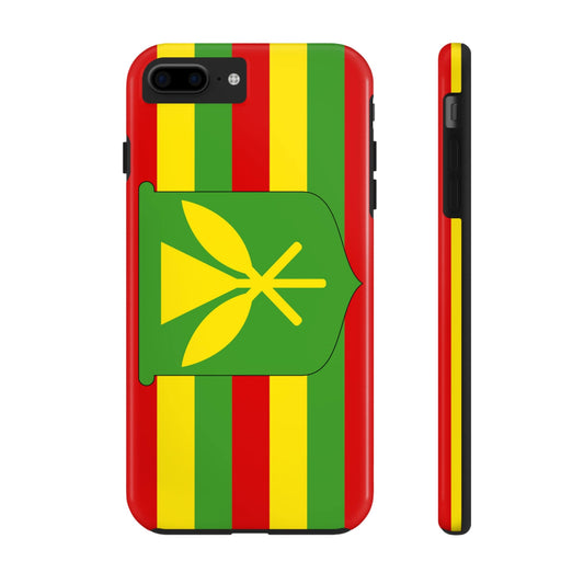 Kanaka Maoli Hawaaii Flag Tough Phone Cases