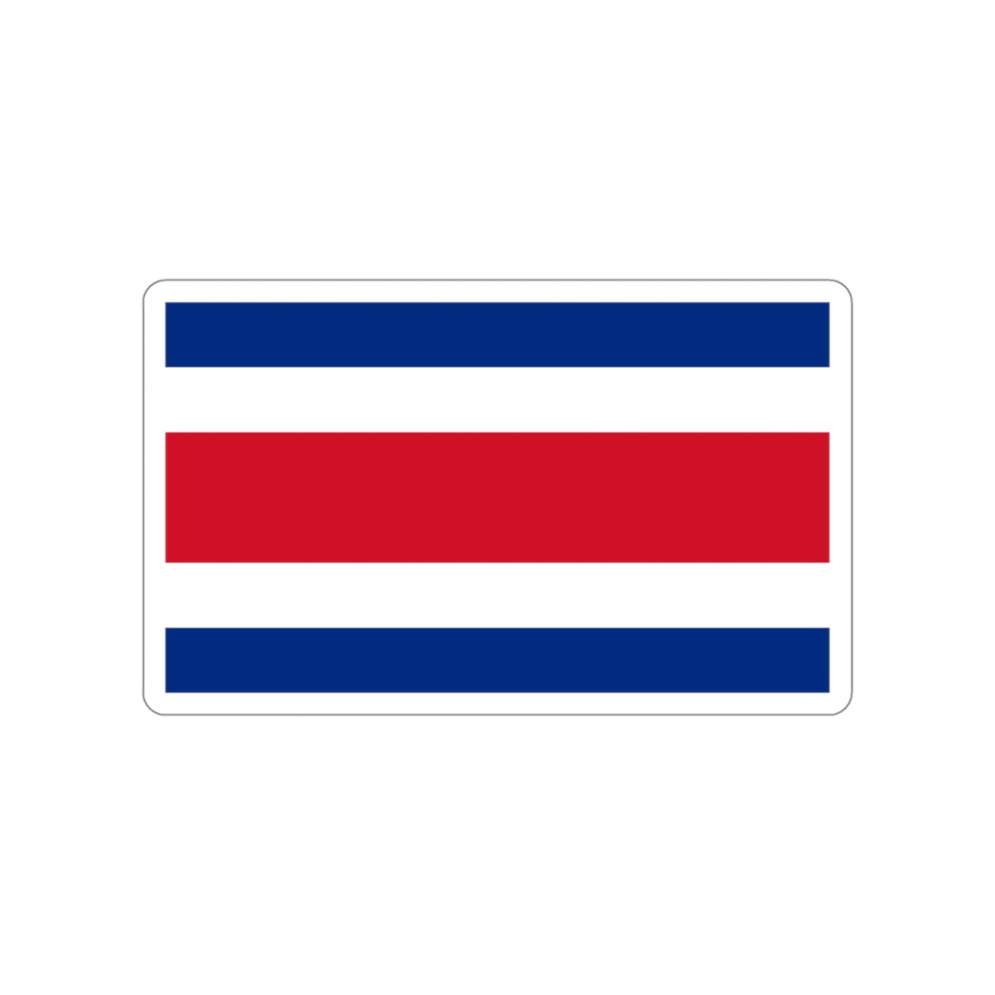 Costa Rica Flag Stickers