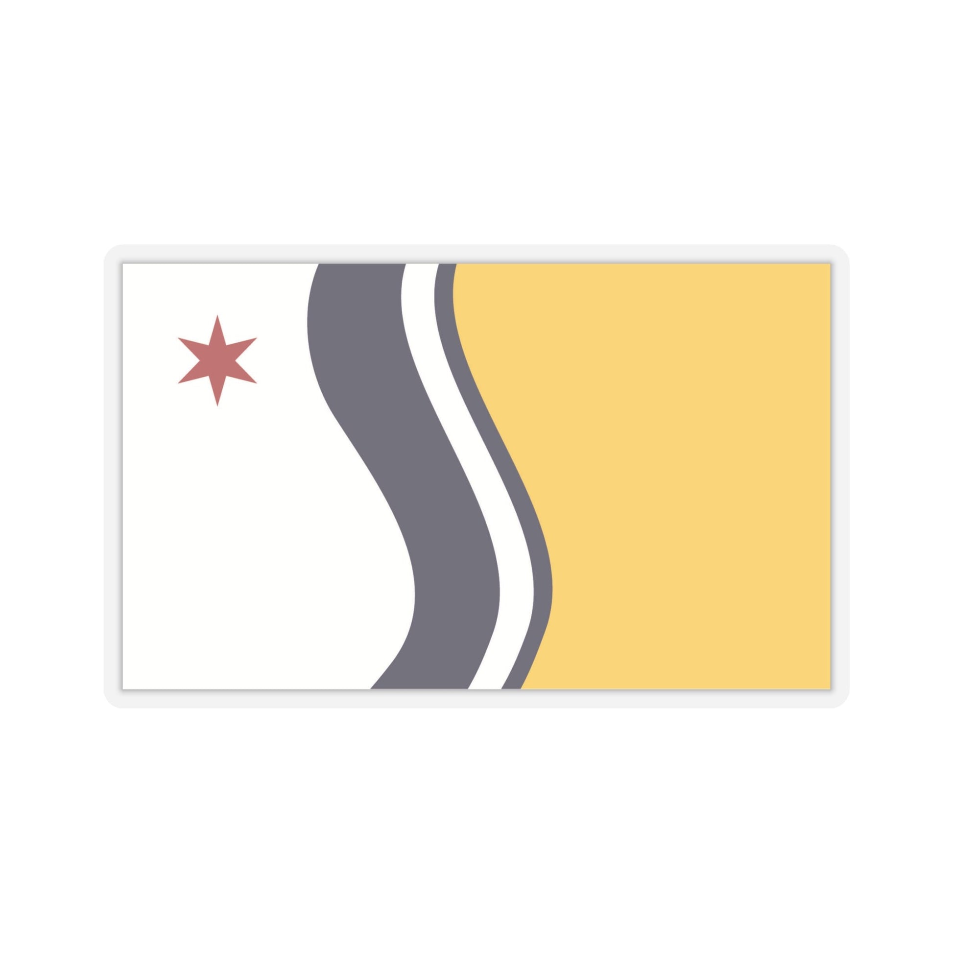 South Bend Indiana city Flag Stickers, Great way to show your state pride