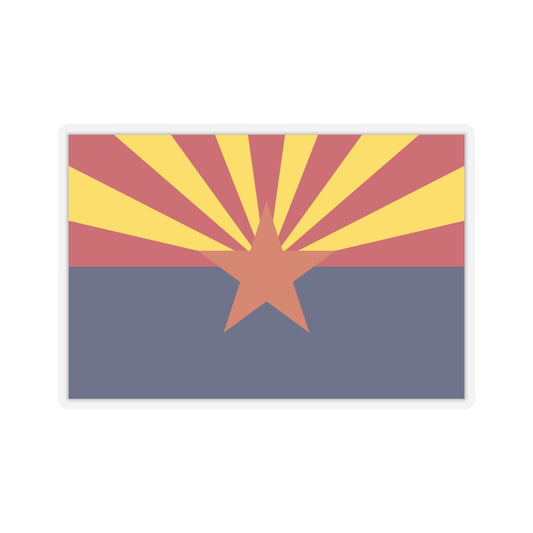 Arizona Flag Stickers, Great way to show your state pride