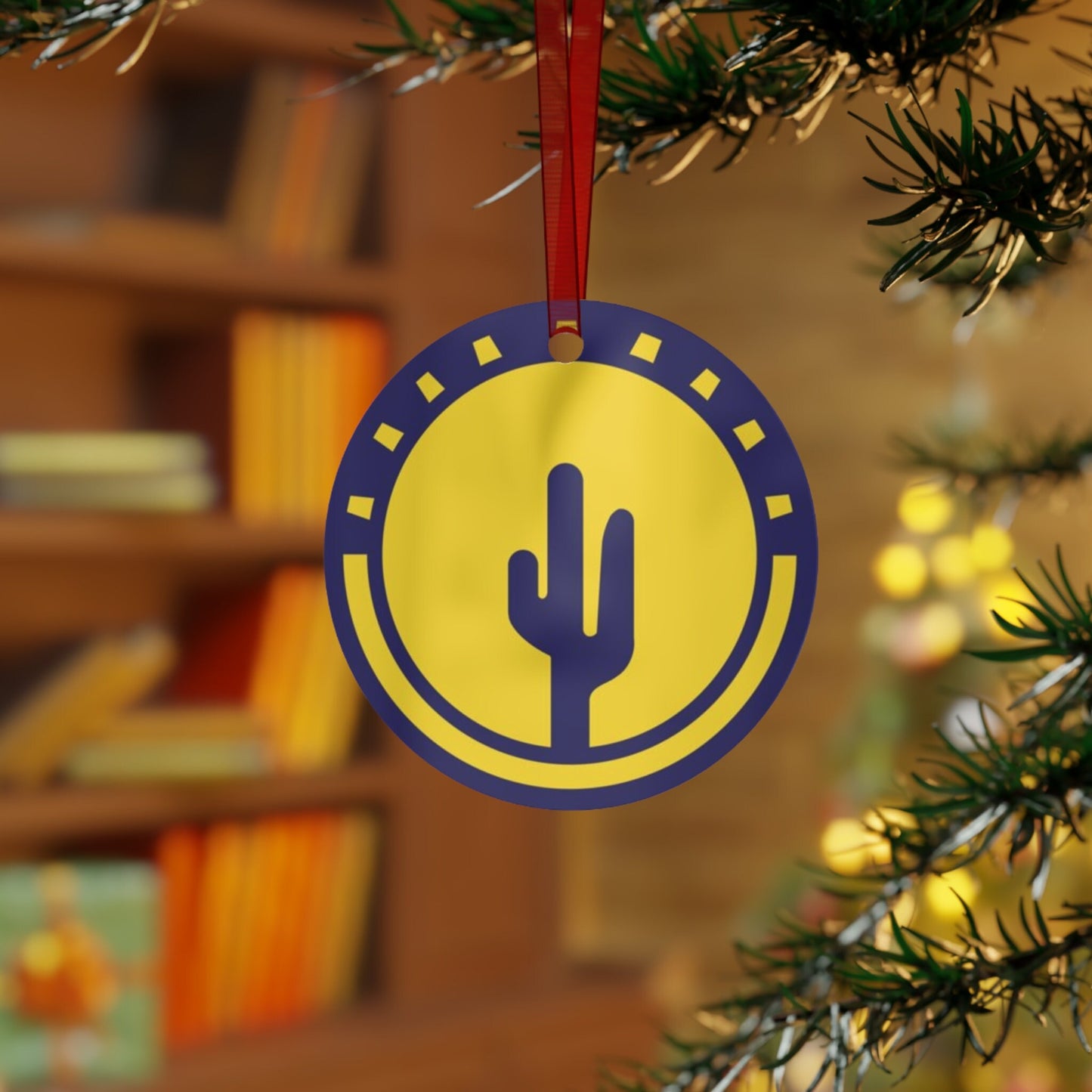 Mesa Arizona city flag gift Metal Ornament, Christmas gift, ornament exchange, care package gift, housewarming gift
