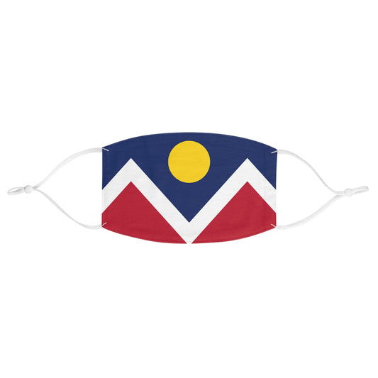 Denver Flag Fabric Face Mask