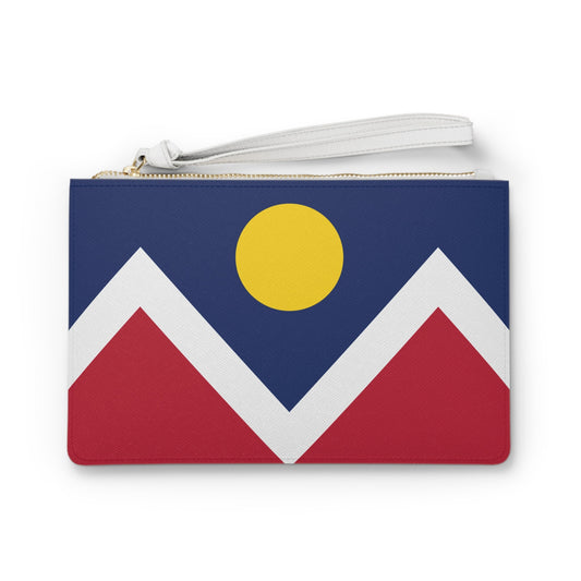 Denver Flag Clutch Bag