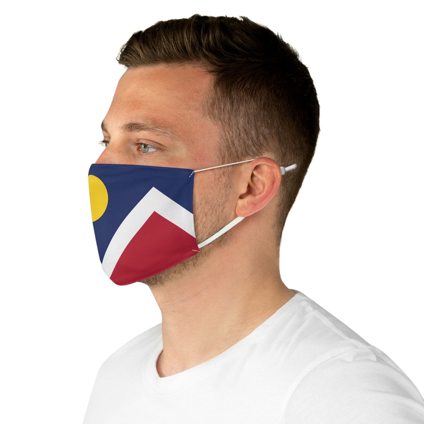 Denver Flag Fabric Face Mask