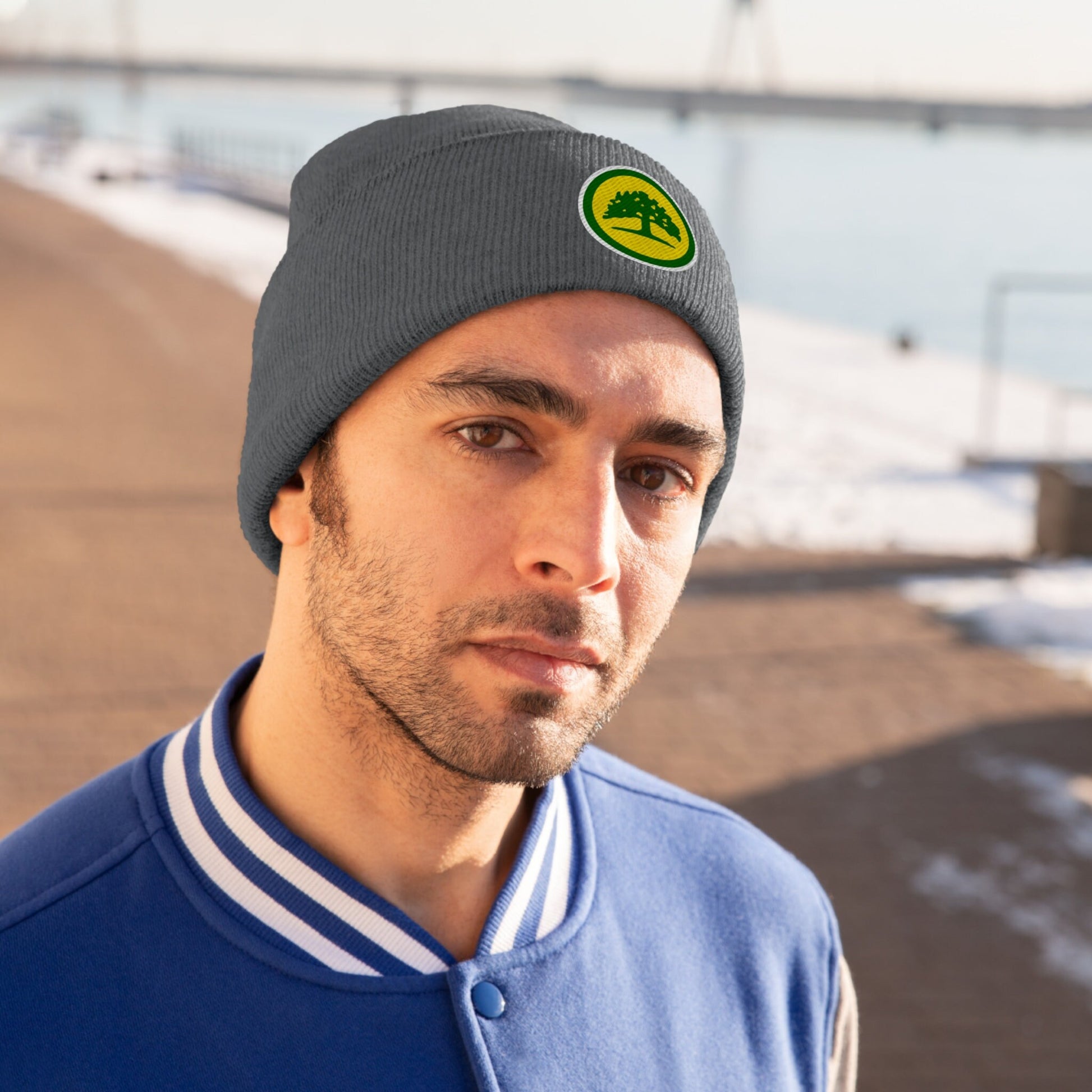 Oakland California city flag Knit Beanie