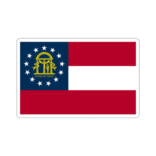 State of Georgia Flag Stickers