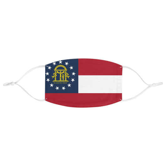 Georgia State Flag Fabric Face Mask