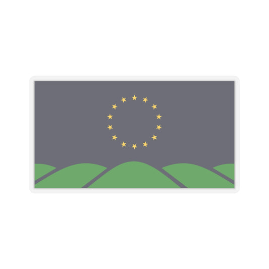 Montpelier Vermont Flag Stickers, Great way to show your Montpelier VT pride