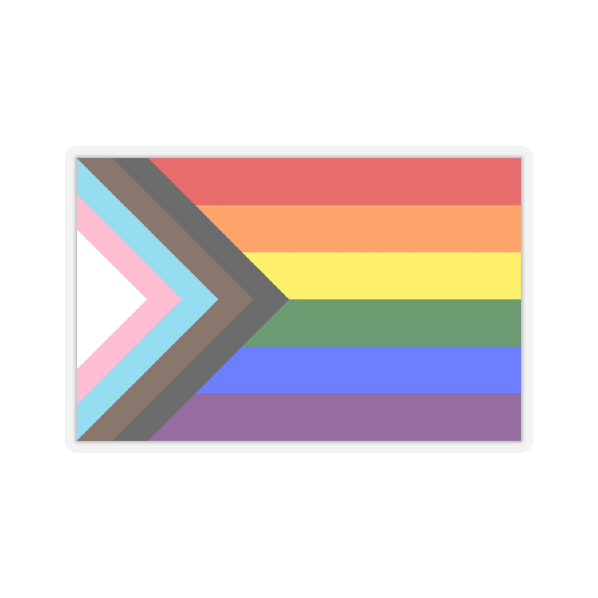 LGBTQ Progress Pride Flag Stickers