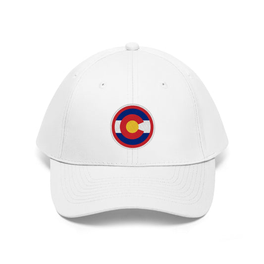 Colorado state flag Unisex Twill Hat