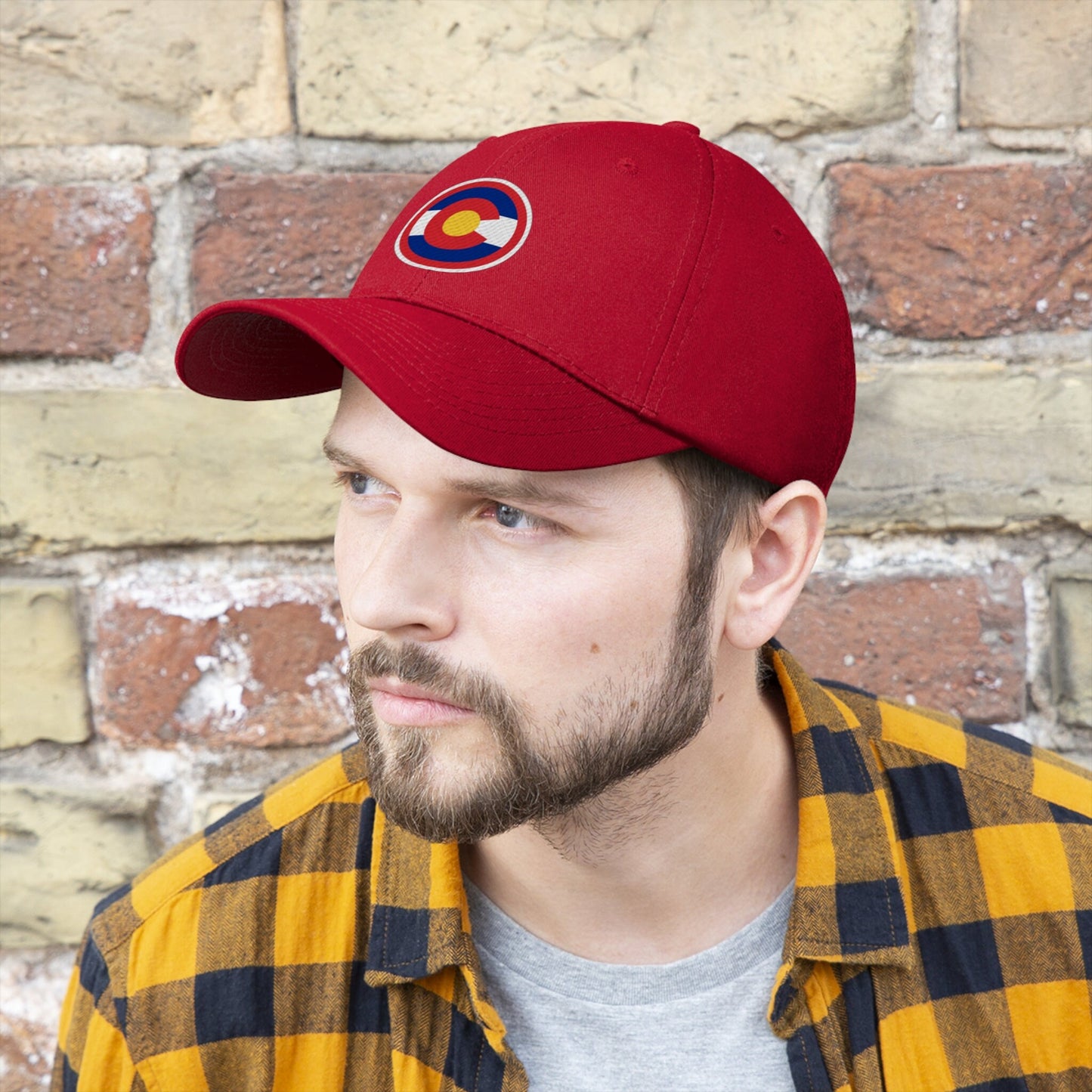 Colorado state flag Unisex Twill Hat