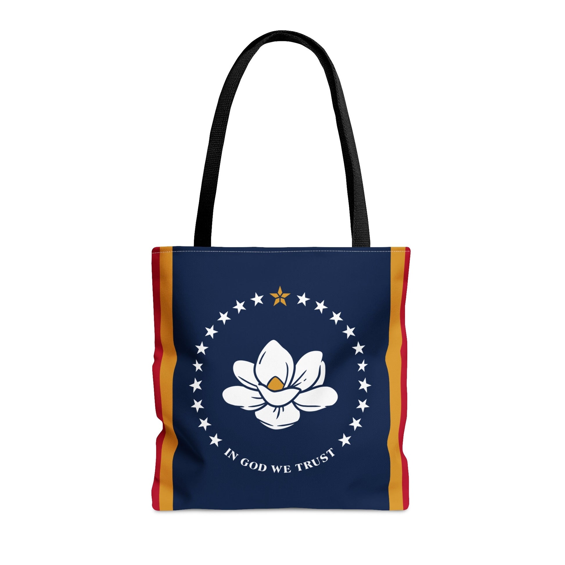 Mississippi Flag Travel Tote Bag, care package gift, housewarming gift, new home gift