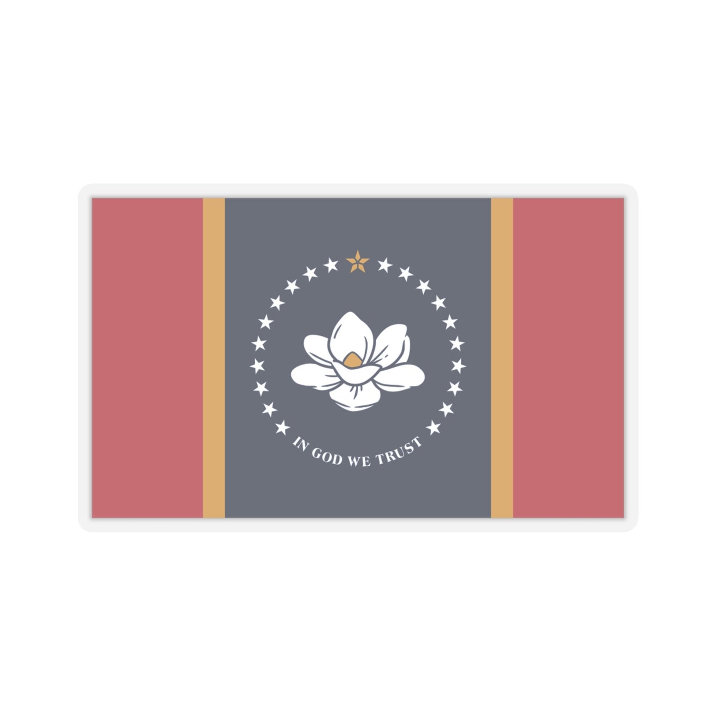 Mississippi Flag Stickers