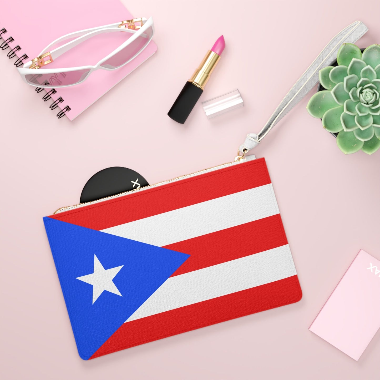 Puerto Rico Flag Clutch Bag