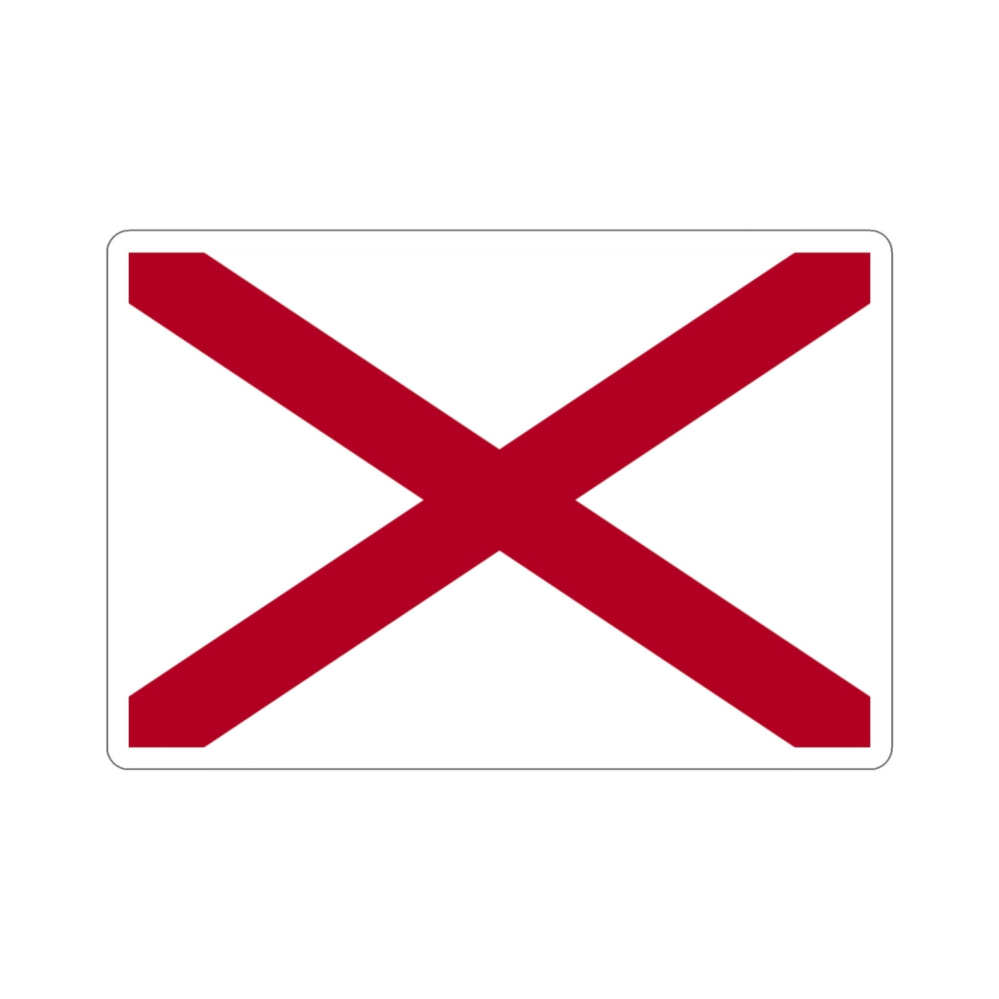 Alabama Flag Stickers, Great way to show your state pride