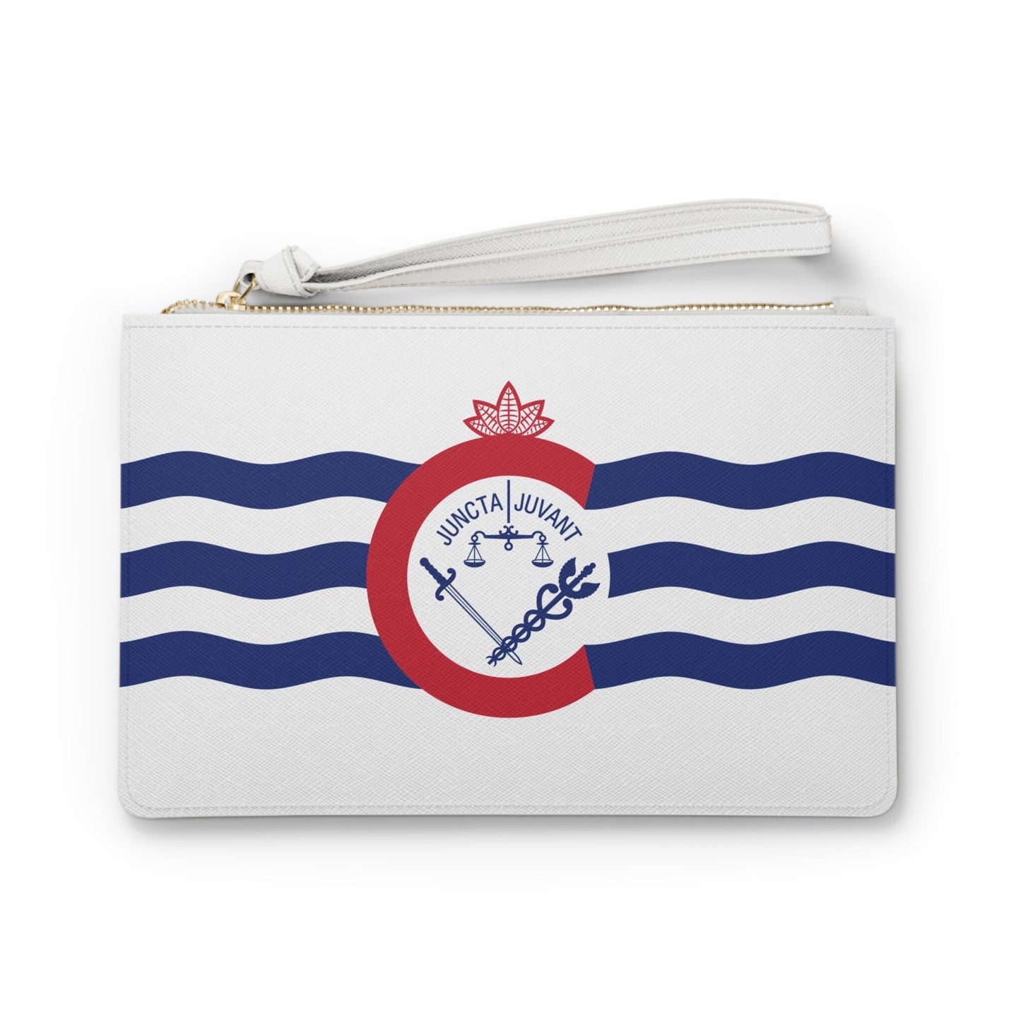 Cincinnati city Flag Clutch Bag, care package gift, travel gift, school ID , lipstick holder, money holder, hometown pride gift