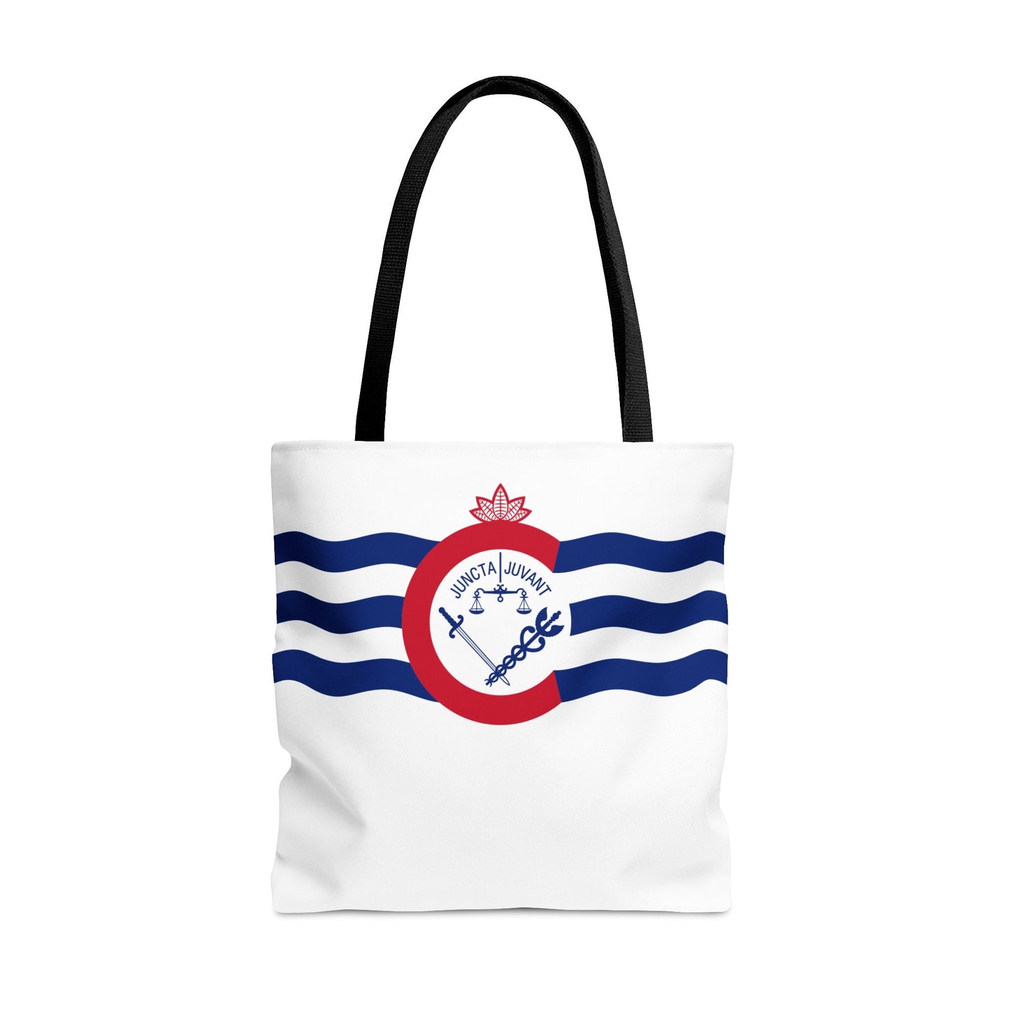 Cincinnati Flag Tote Bag, Makes a great teacher gift, school tote, travel vacation tote, tailgate bag, hometown pride gift