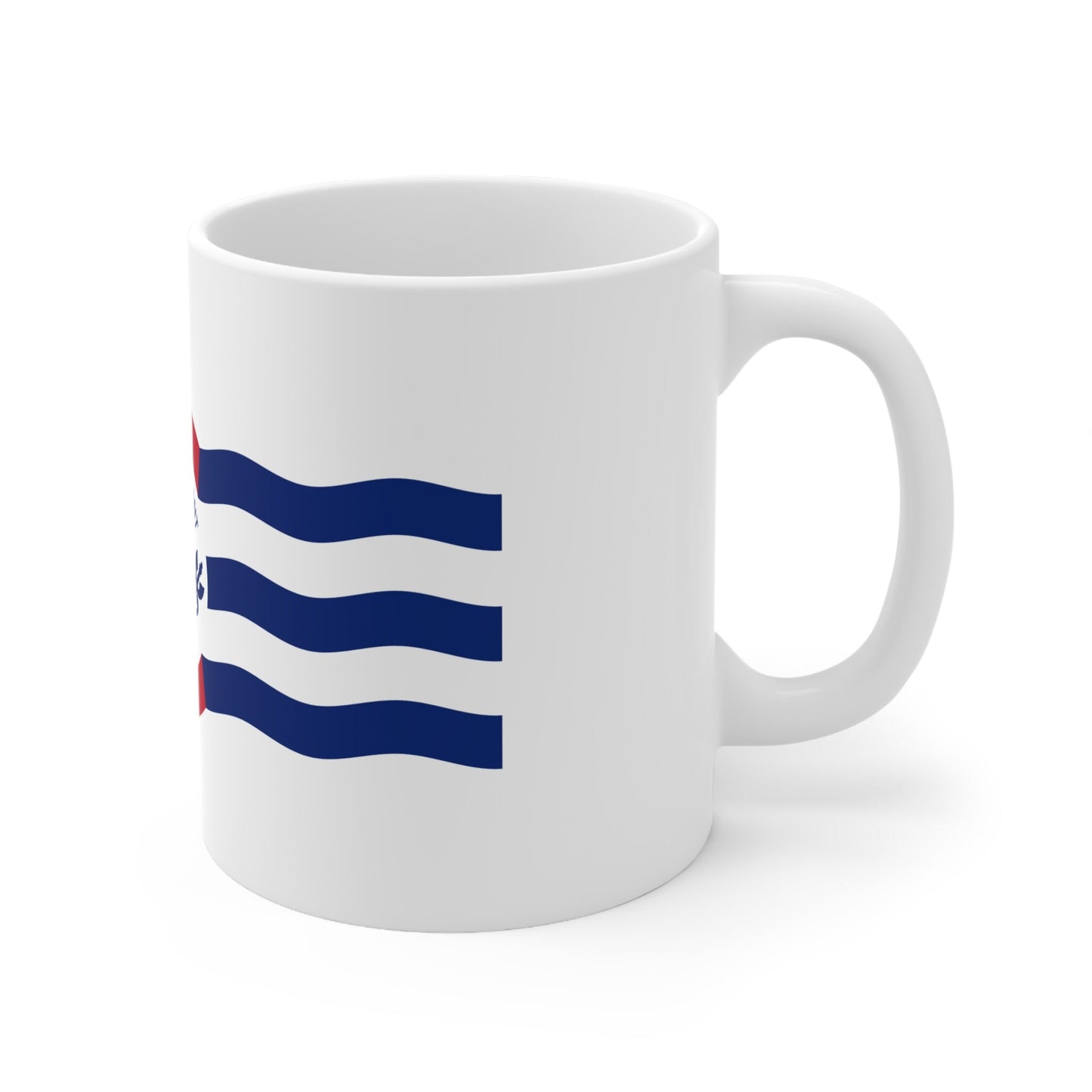 Cincinnati city Flag Ceramic Coffee Mug 11oz, Makes a great Housewarming gift, care package gift, Hometown gift