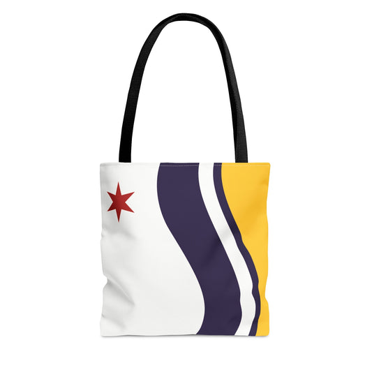 South Bend Indiana city Flag Tote Bag, Makes a great teacher gift, school tote, travel vacation tote, tailgate bag, hometown pride gift