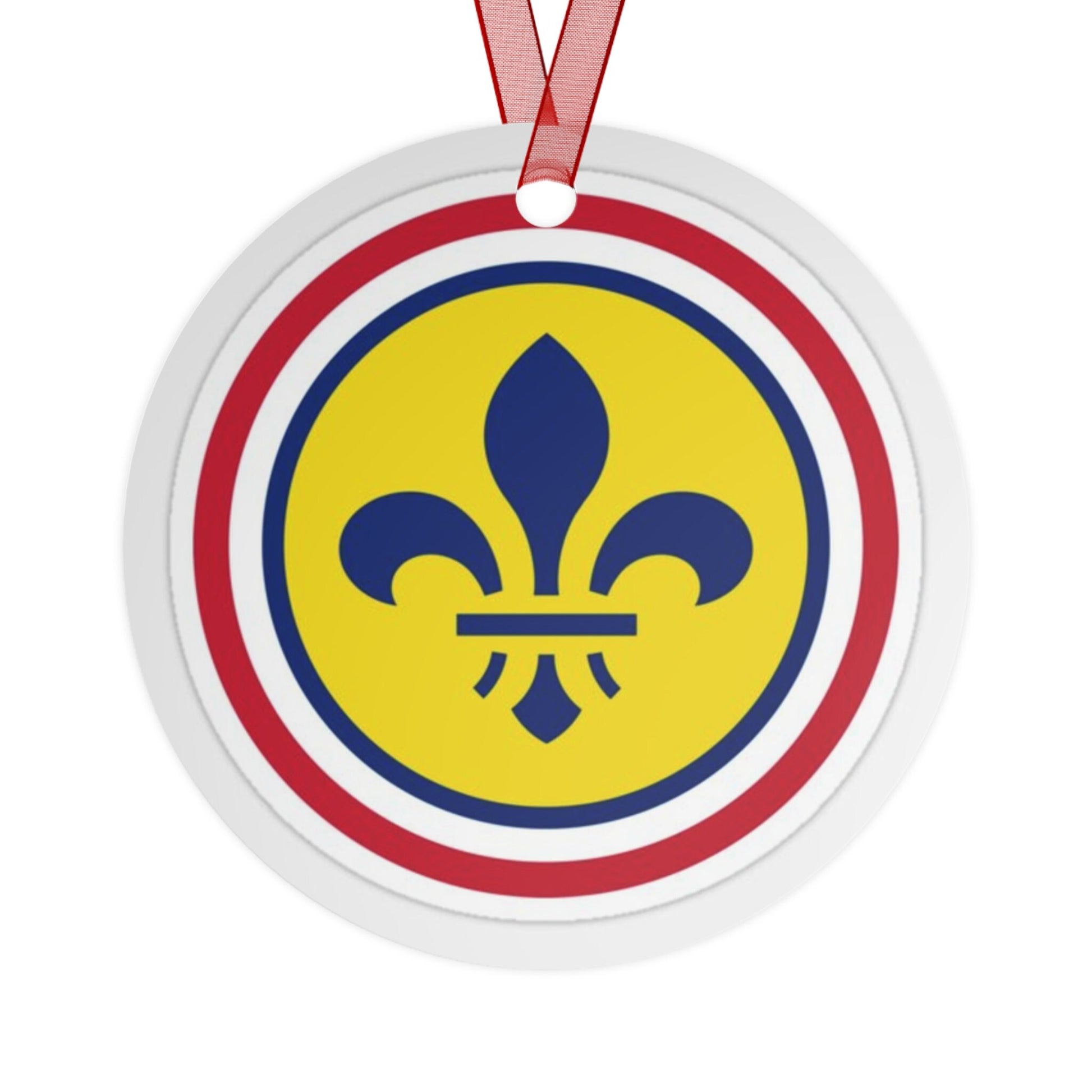 St Louis Missouri city flag gift Metal Ornament, Christmas gift, ornament exchange, care package gift, housewarming gift