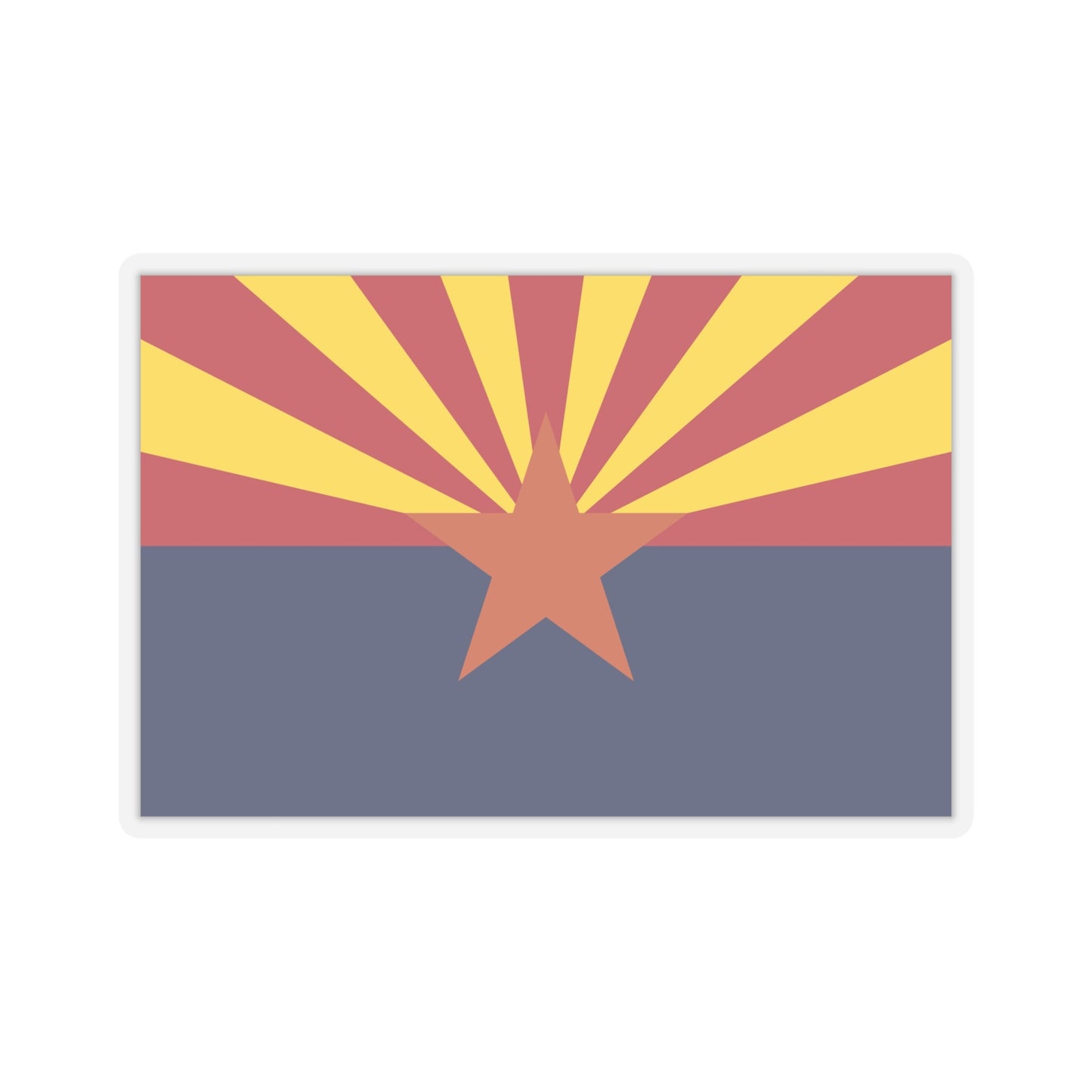 Arizona Flag Stickers, Great way to show your state pride