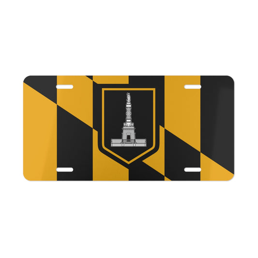 Baltimore Maryland city Flag Car Plate tag