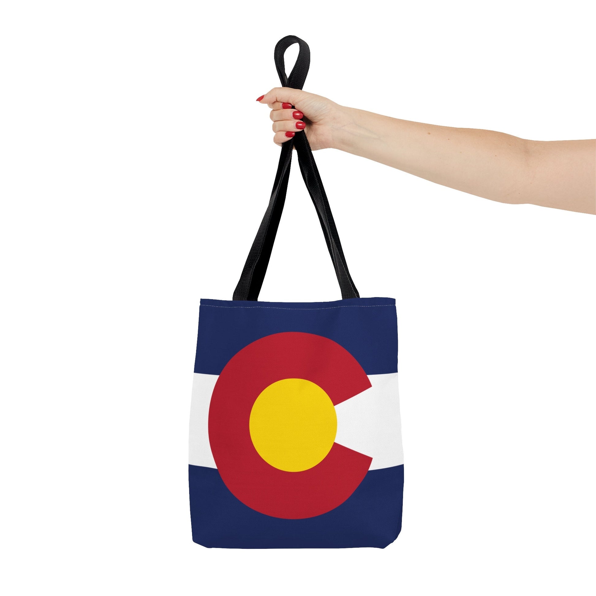 Colorado Flag Tote Bag, Great for weekend getaway tote, travel or vacation tote. school teacher tote bag