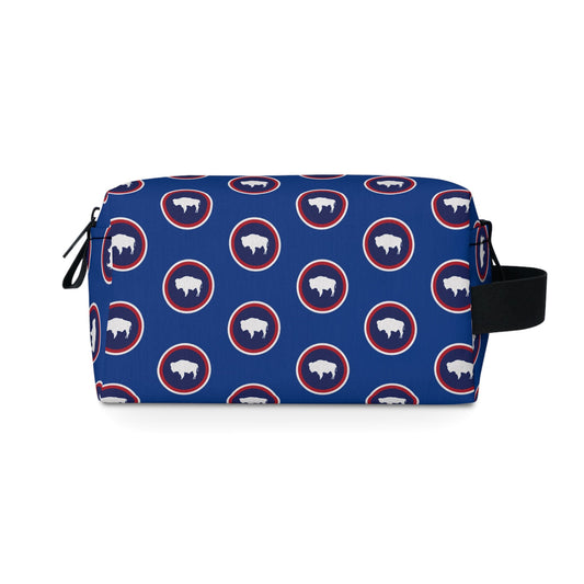 Wyoming Buffalo State Flag Toiletry Bag